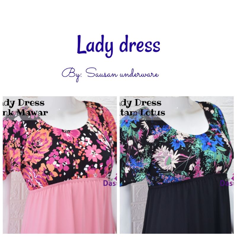 [READY STOK] BEST SELLER LADY DRESS LINGERIE DASTER SAUSAN UNDERWARE GRATIS ONGKIR