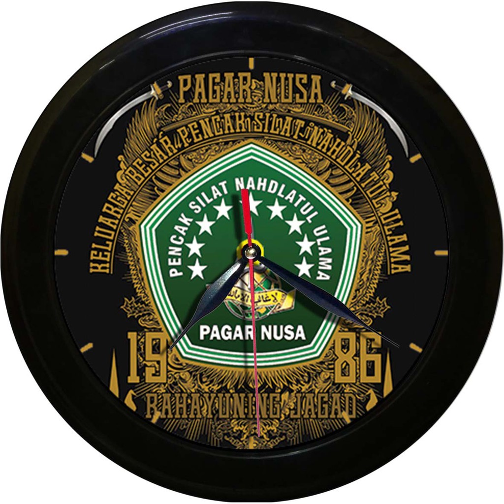 JAM DINDING PAGAR NUSA 14   (DIAMETER 30CM)