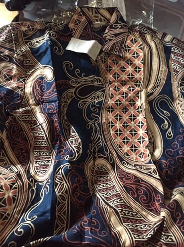 Kemeja Batik Pria Lengan Panjang Size M L Xl Xxl Bswart Batik Hrb026 Kenango Panjang Padi