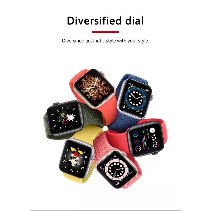 [✅COD] T500 Smart watch IP67 Anti air dengan Monitor Detak Jantung / Tidur（Full Screen Touch ）