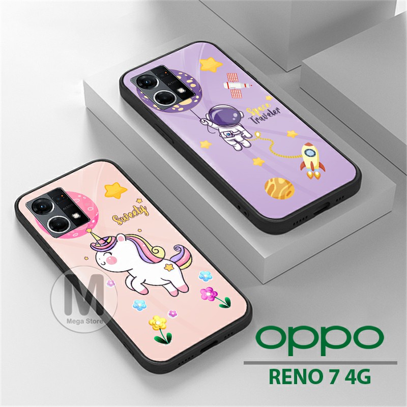 OPPO RENO 7 4G [ MG-171 ] Softcase Kaca OPPO RENO 7 4G Case Hp OPPO RENO 7 4G Casing Hp OPPO RENO 7 