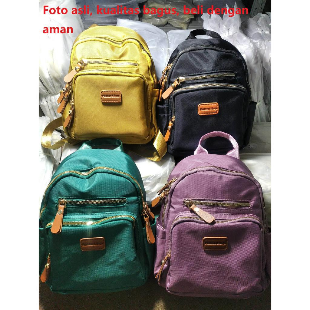 kecil Ransel wanita tas Siswa beg belakang perempuan beg galas kanvas Cloth student women bag Ransel Women's Bags Ladies Backpack IMPORT FASHION 648