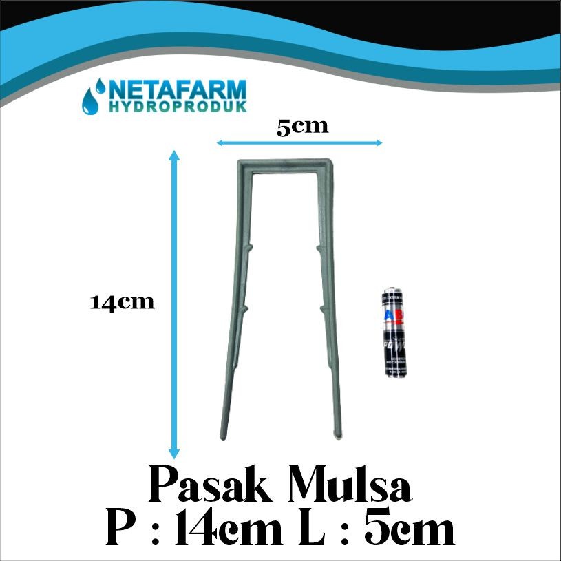 Pasak Penusuk Pengikat Penjepit Plastik Mulsa 14 cm - 10 pcs