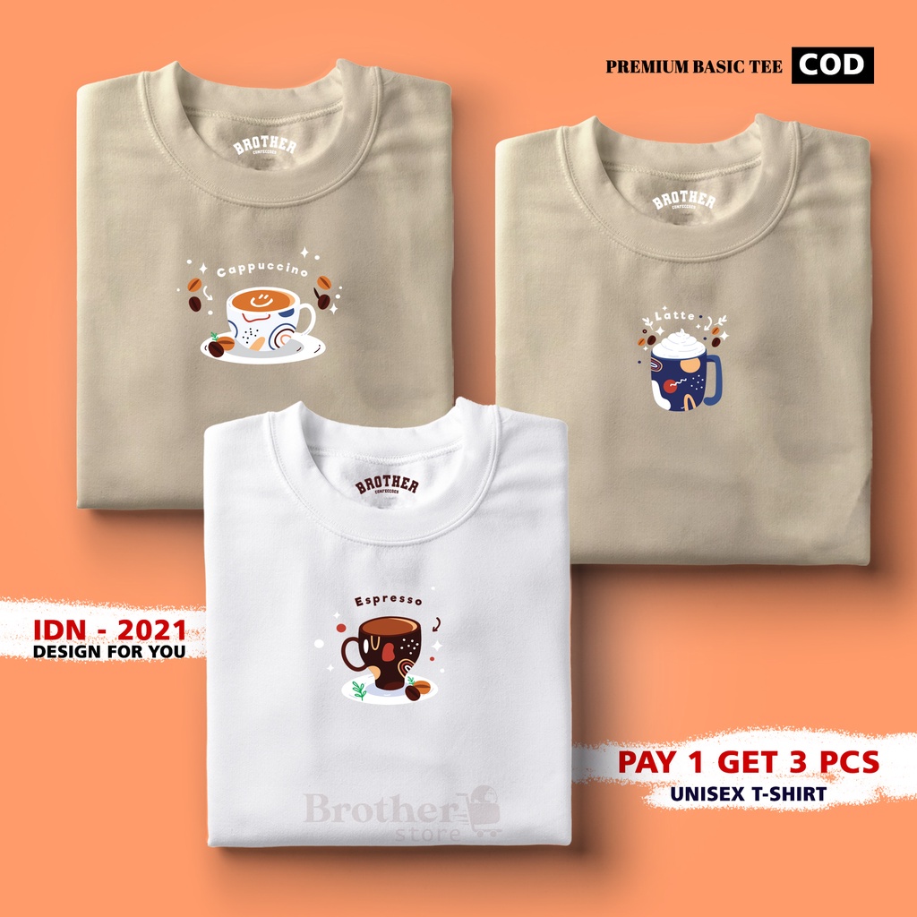 BUY 1 OR 3 PCS ( PROMO COD ) BROTHER STORE / Kaos Distro100% Catoon Combed 30s / ArticelBCLE