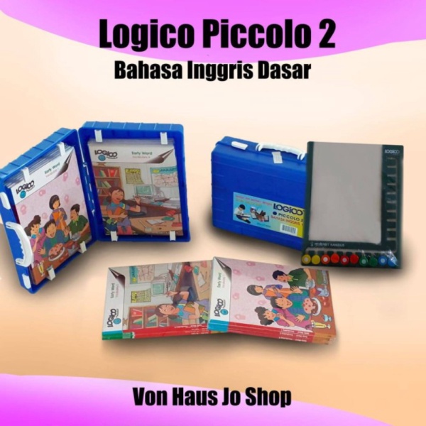 LOGICO PICCOLO 2 Bahasa Inggris Dasar - Dengan papan Berkualitas