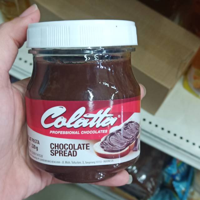 

220 gr COLATTA chocolate spread / selai coklat / jam