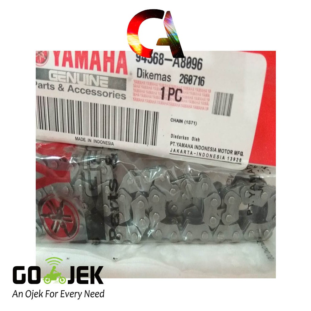 Cam Chain Rantai Mesin Rantai Keteng Set Yamaha JupiterMX Vixion Nmax Camshaft Yamaha A8096