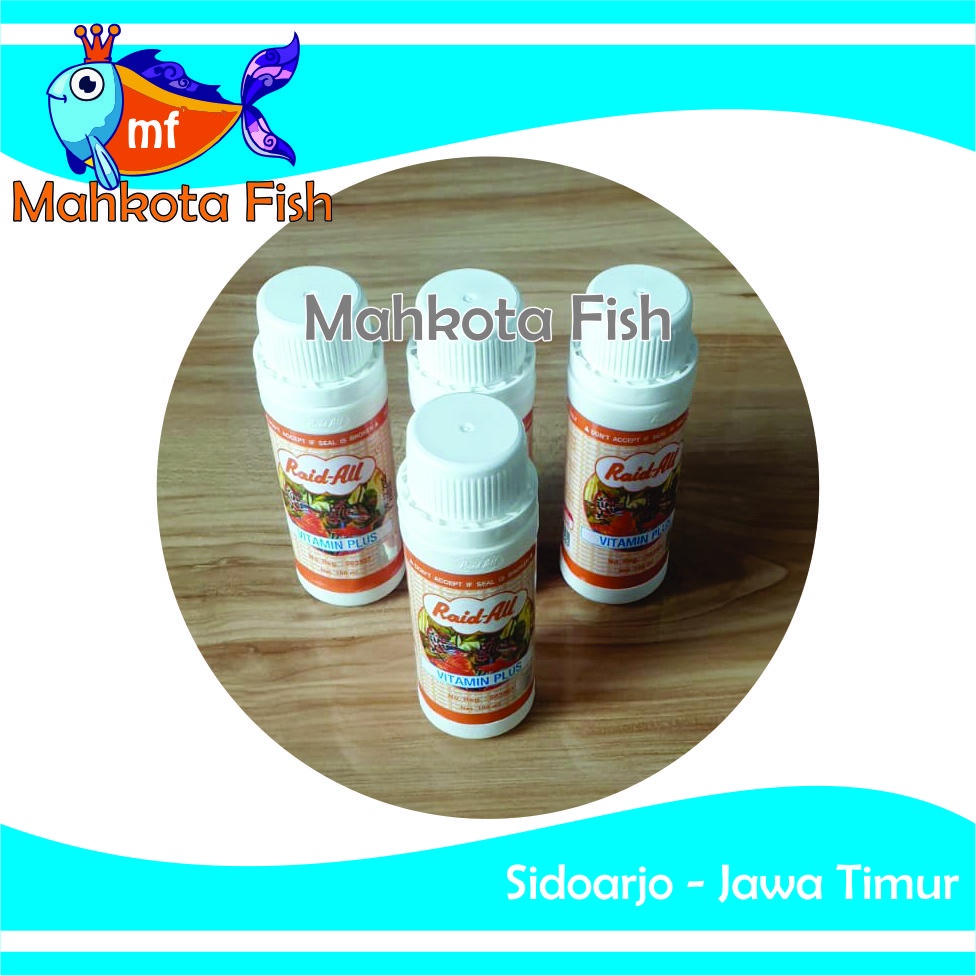 Raid All VITAMIN PLUS | Obat Ikan Hias | Vitamin Cair Ikan Komplit Aquscape Aquarium