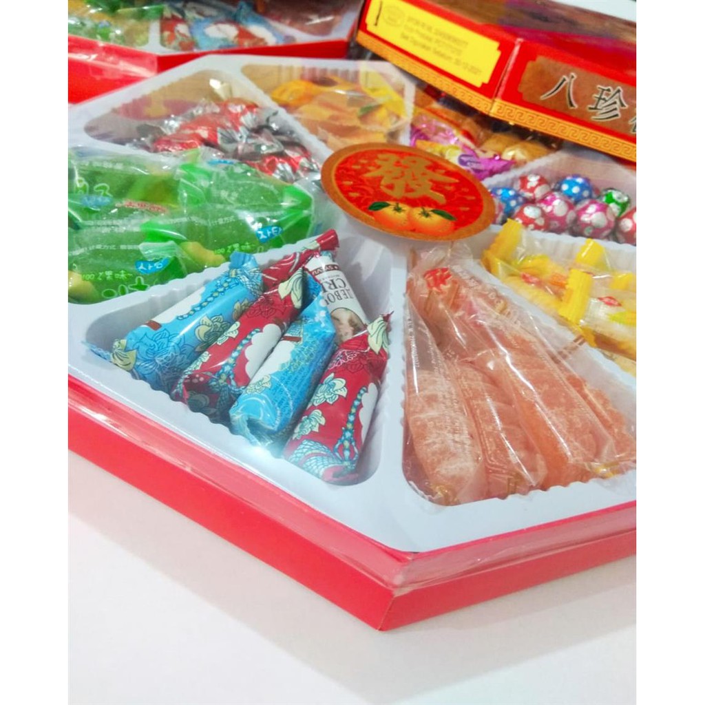 Manisan Imlek - Cemilan - Manisan Permen Imlek Kotak Ikan Koi - HALAL