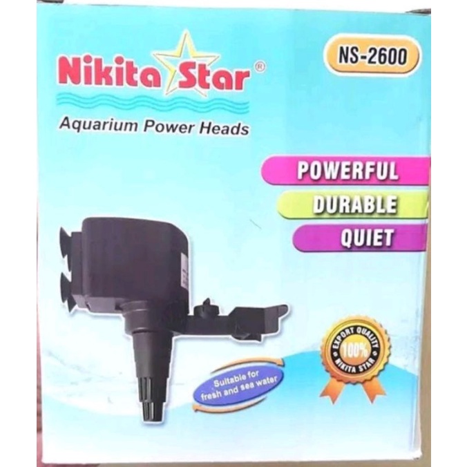 Mesin pompa Aquarium Nikita star NS 2600 Pompa Celup NS 2600