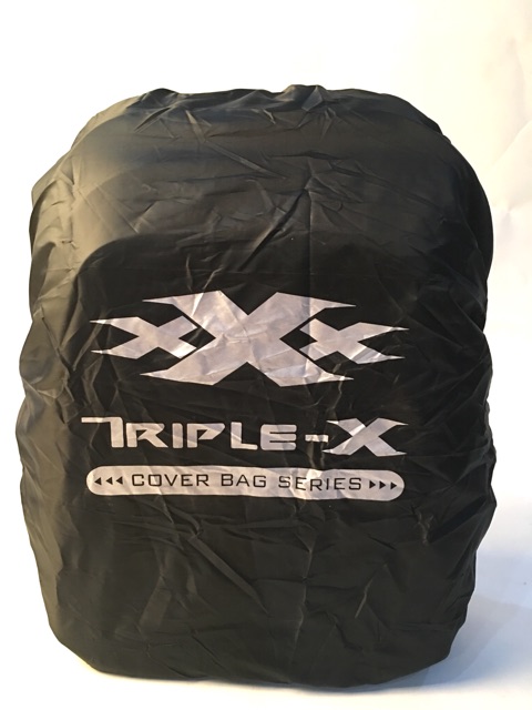 TRIPLE X - TAS RANSEL/TAS PUNGGUNG/TAS LAPTOP + RAIN COAT