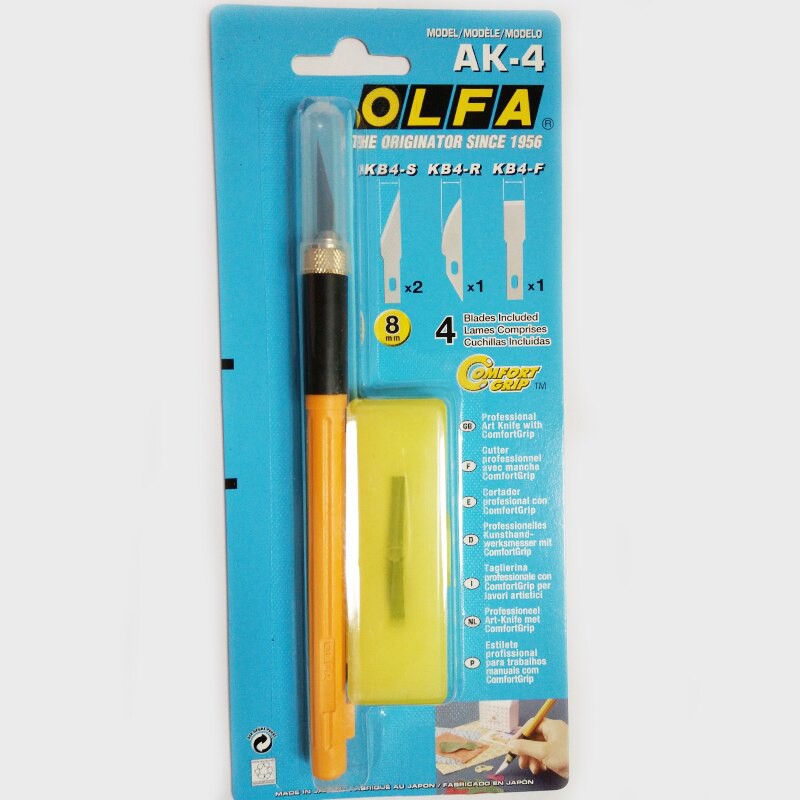 

OLFA AK-4 JAPAN Cutter Art Knife PRO Cutters with 4 Blades
