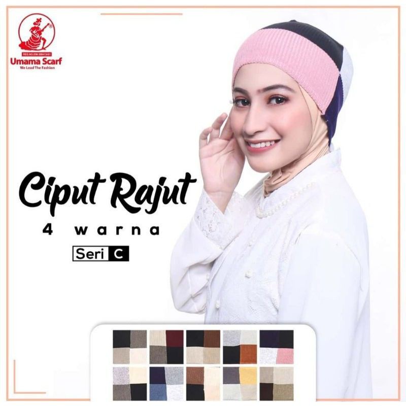 Inner Rajut UMAMA PREMIUM 4 Warna / Ciput Rajut UMAMA PREMIUM 4 Warna / Bandana Rajut UMAMA PREMIUM