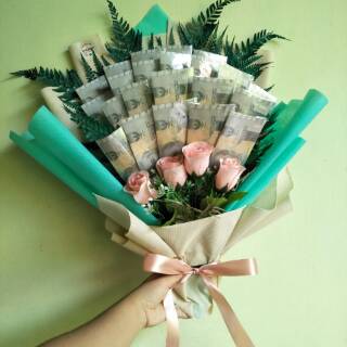 Buket Uang Kertas/ Bouquet Money/ Buket Duit/Buket Bunga