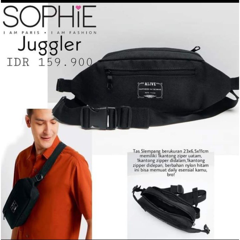 ALIVE JUGGLER BAG TAS WB PRIA ALIVE PARIS TERBARU KEKINIAN ORIGINAL PROMO