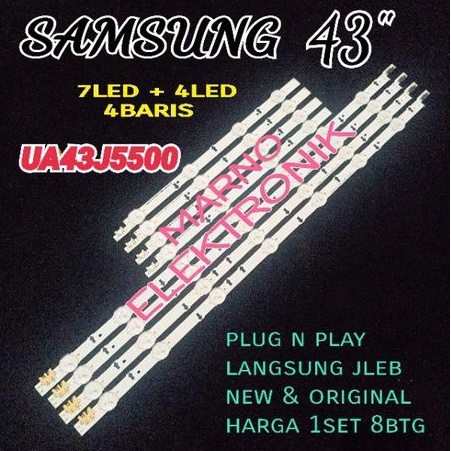 BL.BACKLIGHT LED TV SAMSUNG 43 INCH UA-43J5500 UA43J5500 UA 43J5500 11K 3V