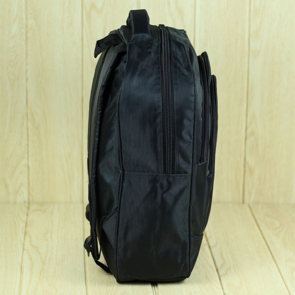 Tas Ransel Cowok Pria Laki Laki Polo Hitam Salsa Back Pack Kerja Keren