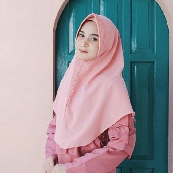 Hijab Khimar Simple Pet Diamon