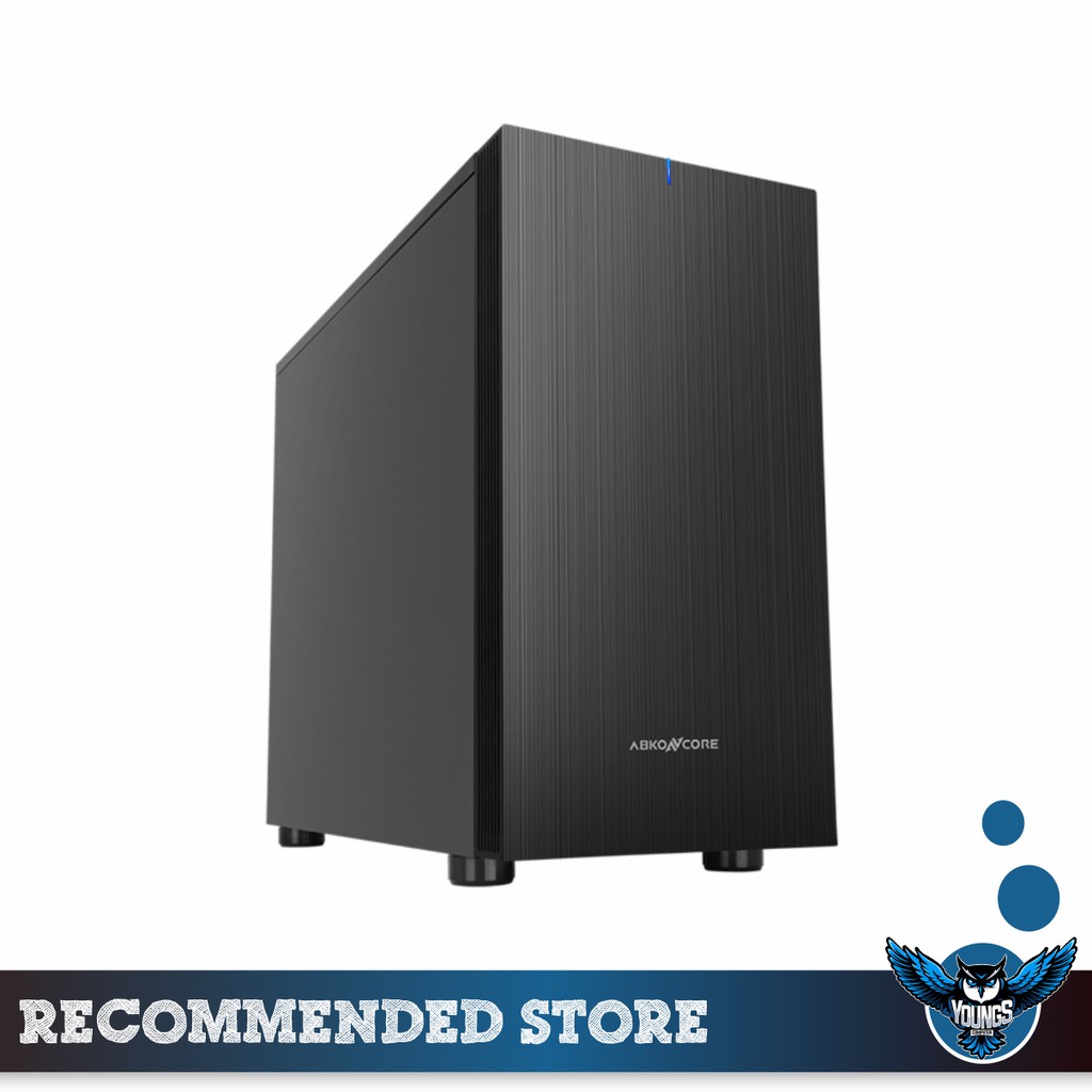 CASE ABKONCORE CRONOS ZERO NOISE MINI | mATX | ABS | Anti Noise | 2Fan