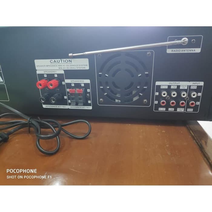 Power Ampli Mixer KiM KA-7800 USB plus Equalizer