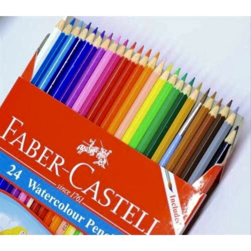 

Faber Castell Classic / Watercolor 24 Color. Pensil Warna Faber