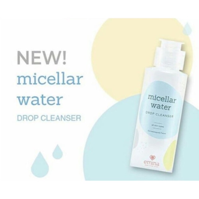 EMINA MICELLAR WATER DROP CLEANSEN 100ml MICELLAR WATER PEMBERSIH WAJAH
