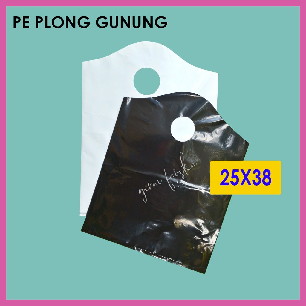 KANTONG PLASTIK DISTRO (PE PLONG GUNUNG) 25X38