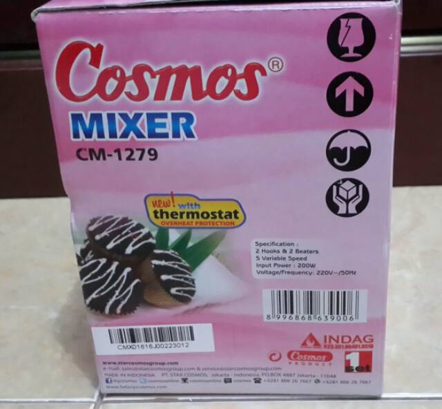 COSMOS HAND MIXER 5 SPEED LEVEL # CM-1279