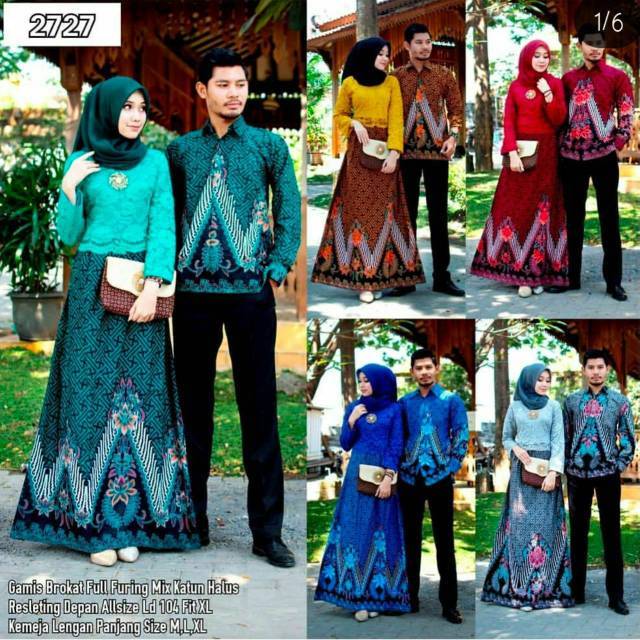 Cp. Dian Sastro || couple gamis brukat garansi harga termurah