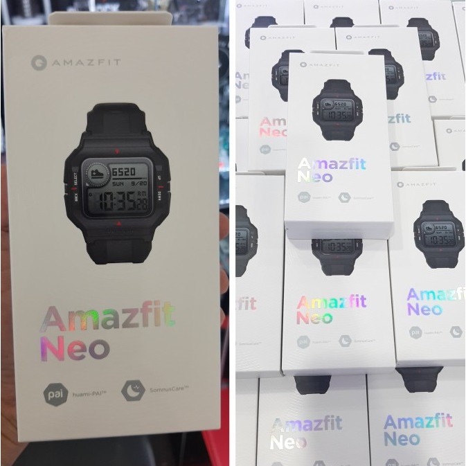 Amazfit Neo Retro - Baru - Garansi Resmi - Hitam - Hijau - Merah