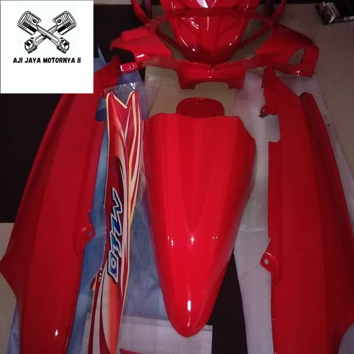 Cover body motor mio sporty merah - full body mio
