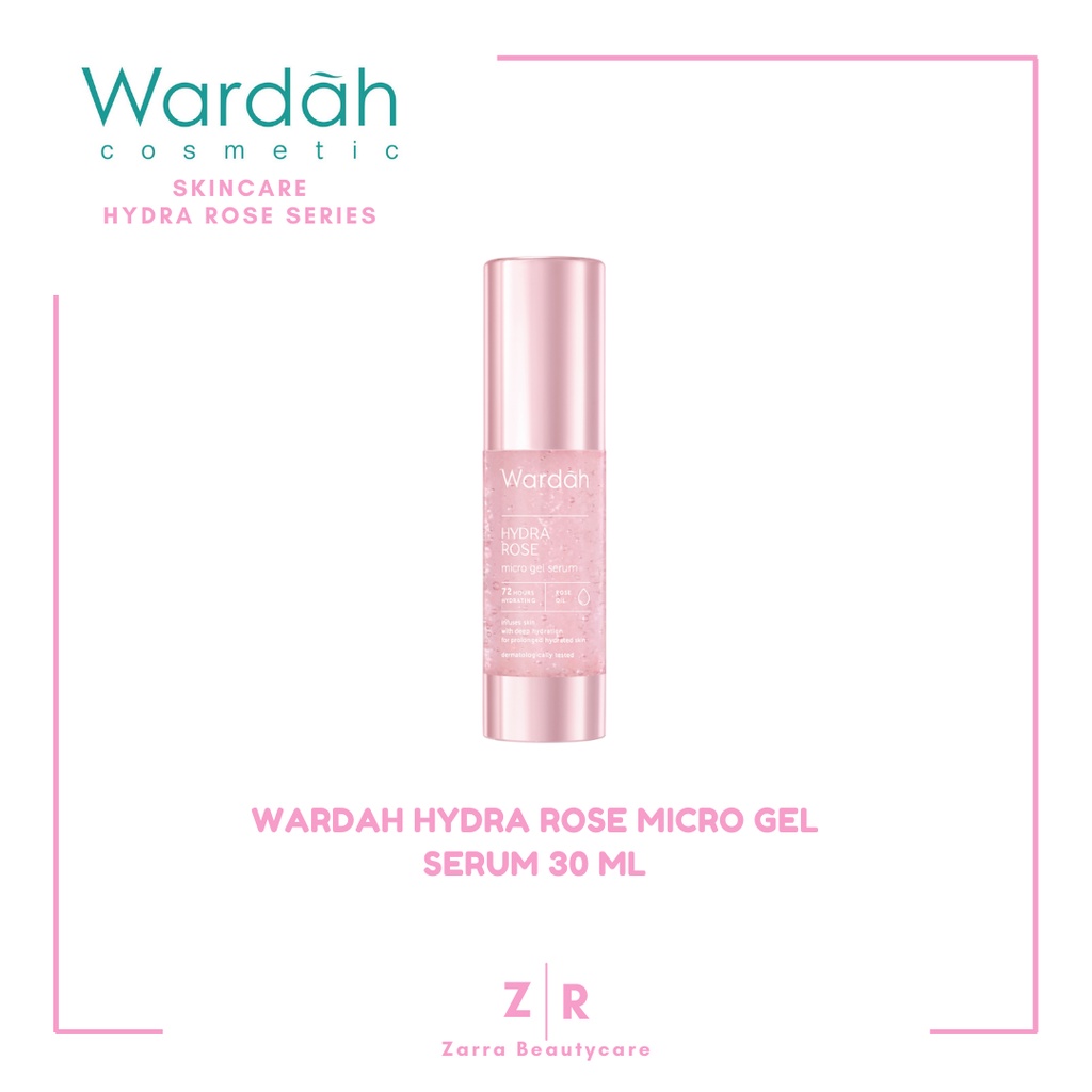 Jual Wardah Hydra Rose Micro Gel Serum 30 ml Indonesia|Shopee Indonesia