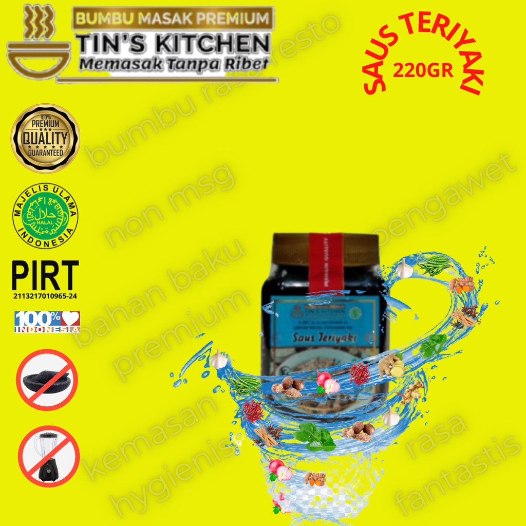 

Saus Instan Teriyaki 220GR Tins Kitchen