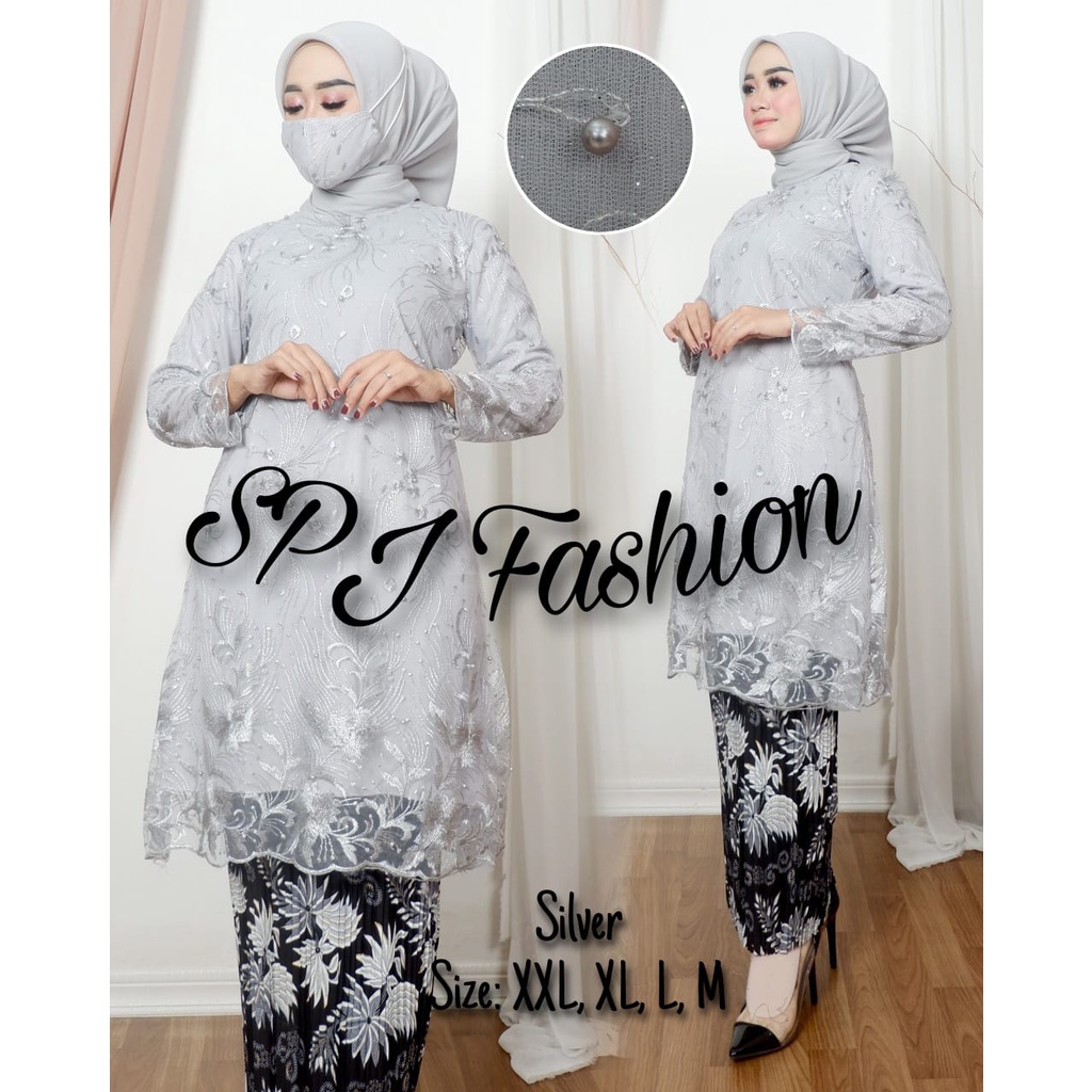 ATASAN TUNIK KEBAYA MODERN - ATASAN TUNIK TILE - KEBAYA BROKAT - KEBAYA KONDANGAN TERBARU - KEBAYA PESTA-KEBAYA WISUDA KEKINIAN-TUNIK MODERN-TUNIK BUSUI