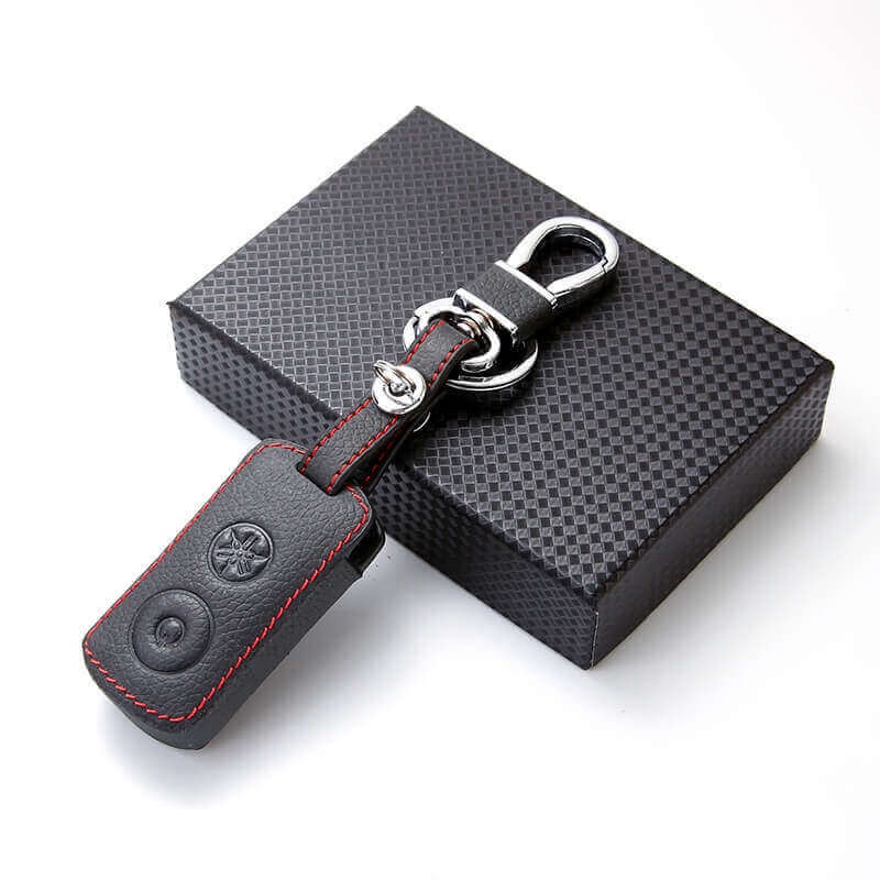 (2021)For YAMAHA NMAX 2021 Case Leather Key Cover Keychain