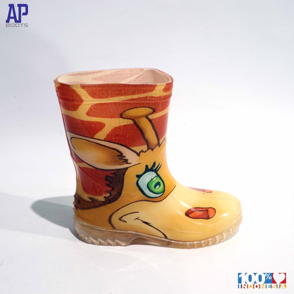 AP SAFARI GIRAFFE 22-28 - SEPATU BOOTS KARET ANAK - AP BOOTS