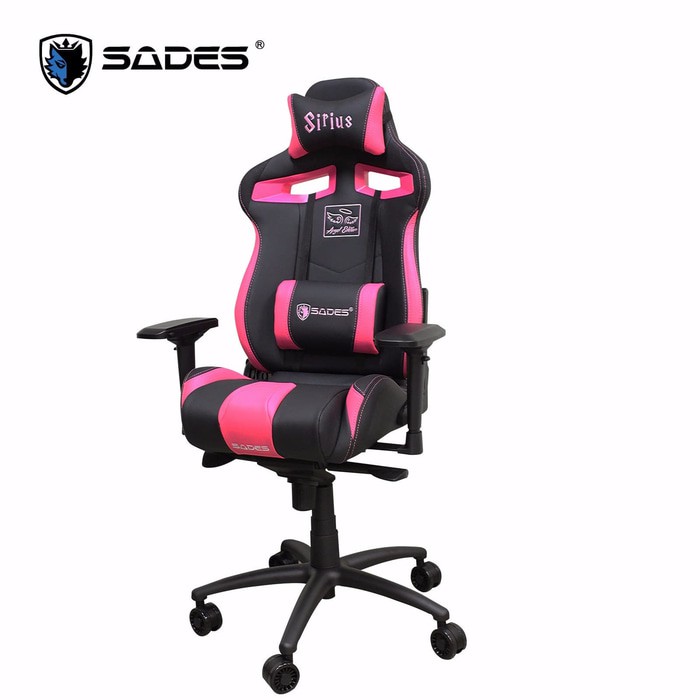  Sades  Sirius Gaming  Chair  Black Pink Shopee Indonesia