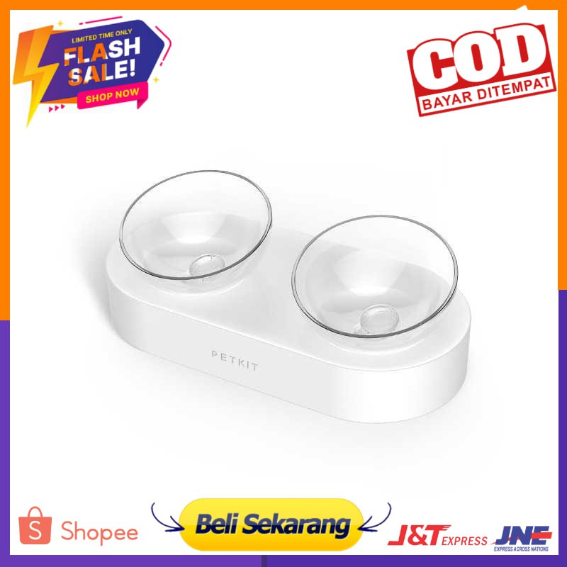 Xiaomi PETKIT Tempat Makan Hewan Kucing Anjing Double Bowl Feeding