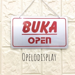 Jual SIGN BOARD OPEN CLOSE / BUKA TUTUP / PAPAN PENANDA | Shopee Indonesia