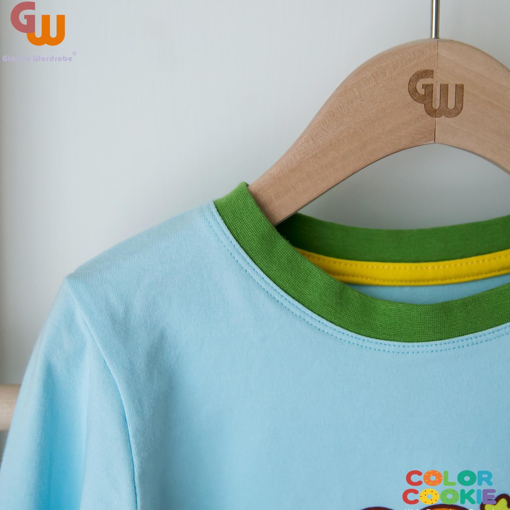GW Gleoite Wardrobe baju tidur anak laki laki piyama katun bayi anak singa raja piyama lengan panjan-4