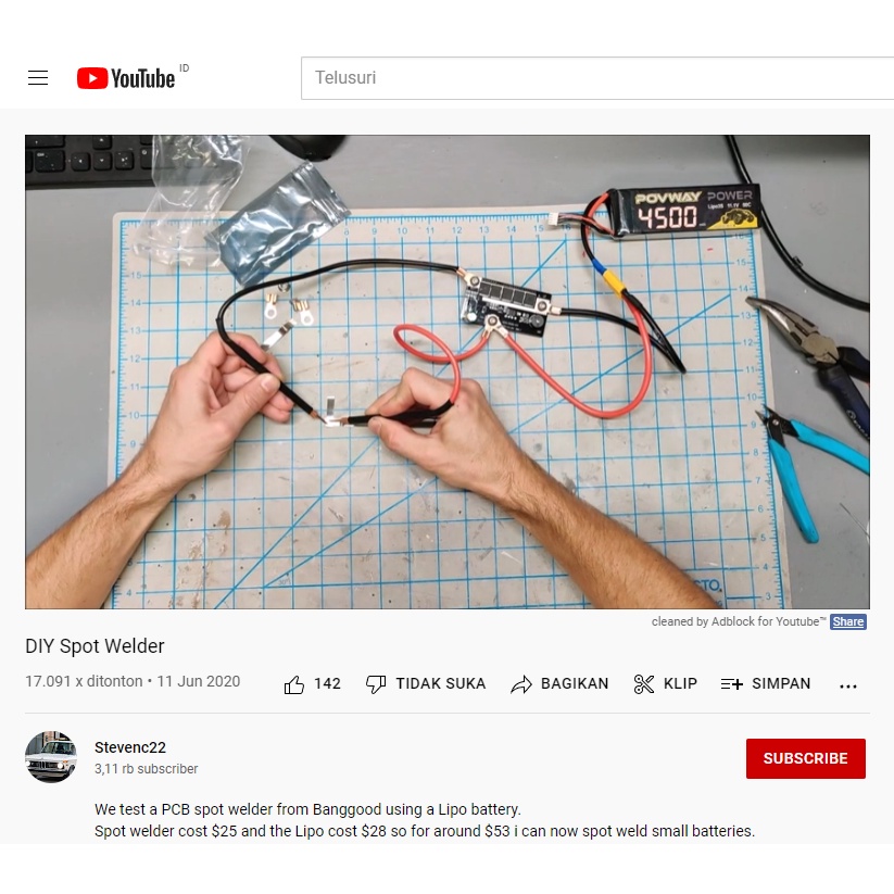 DIY PCB Battery Spot Welder Portable Circuit Board