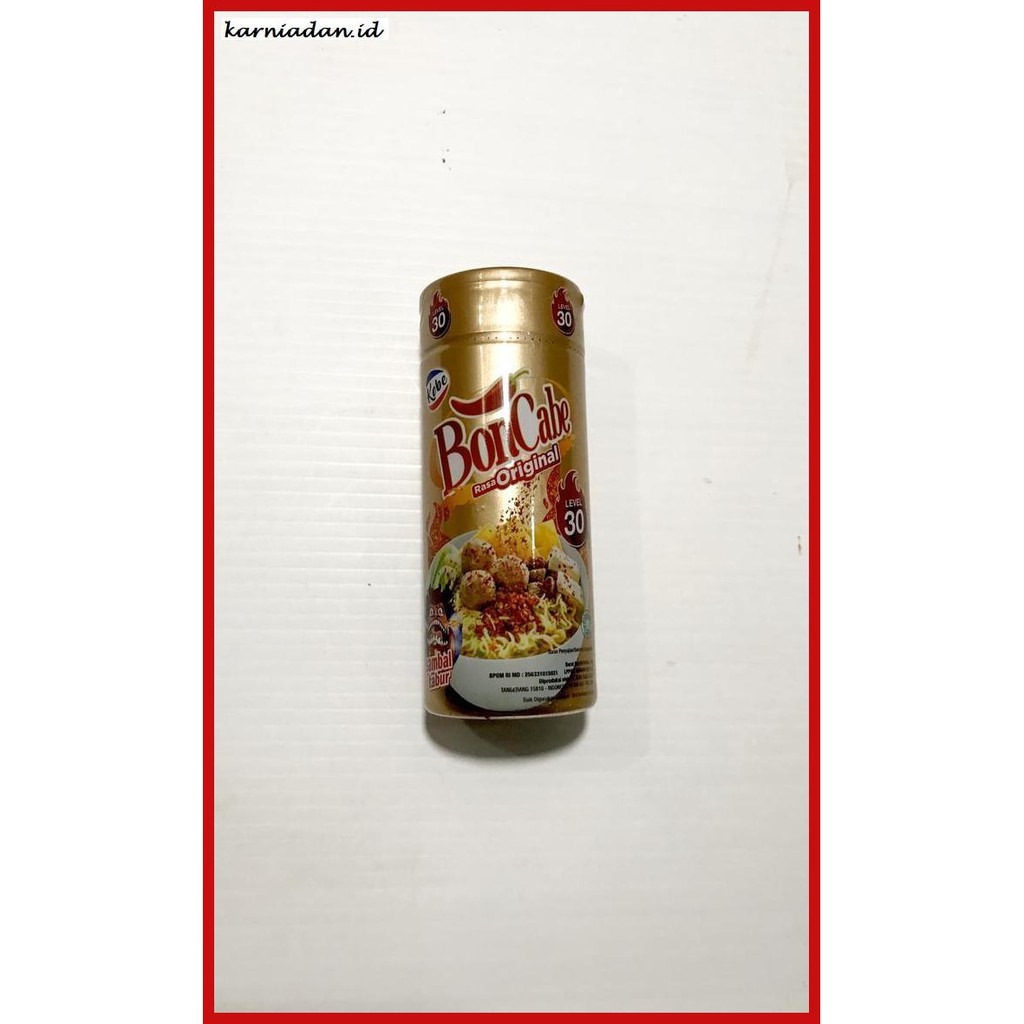 

Aneka-Sambal- Boncabe Level 30 Original Botol Kecil 40G 40Gr - Bon Cabe Sambal Tabur
