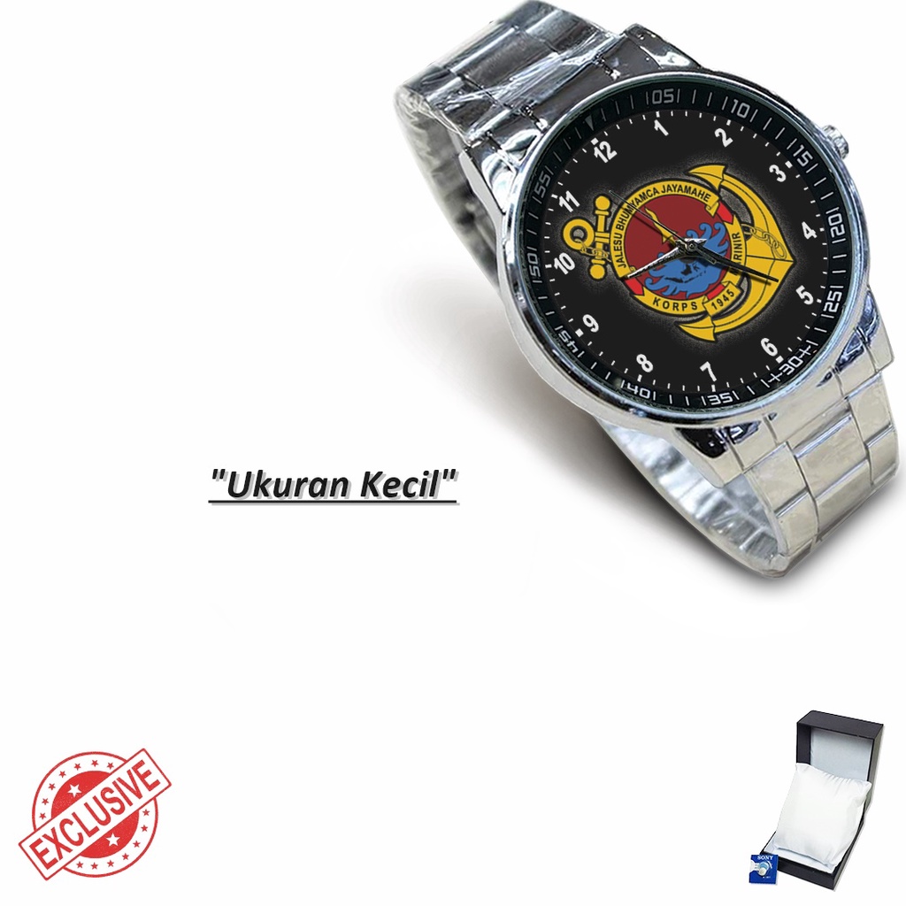 Jam Tangan Rantai Couple KORPS MARINIR - 02 (Nice)