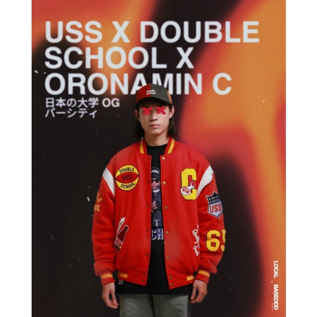 varsity jacket oronamin c x uss x double school