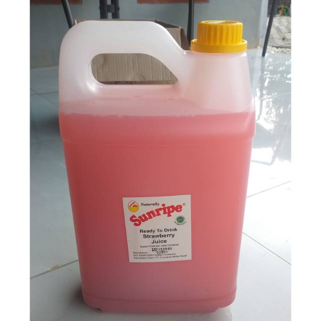 

Fresh Juice Sunripe Bukan Konsentrat Kemasan 5 liter Tersedia banyak Variant Rasa