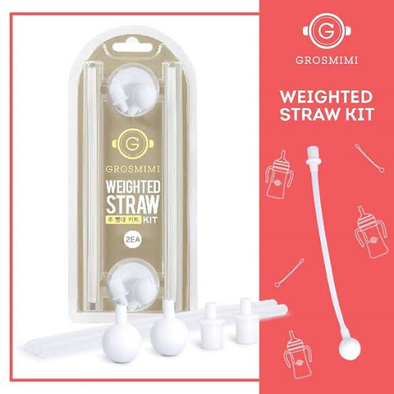 Grosmimi Weighted Straw &amp; Teat Set