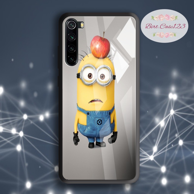 Case casing softcase silikon Gambar Minions back case glass for all type oppo samsung vivo xiaomi realme etc BC6648