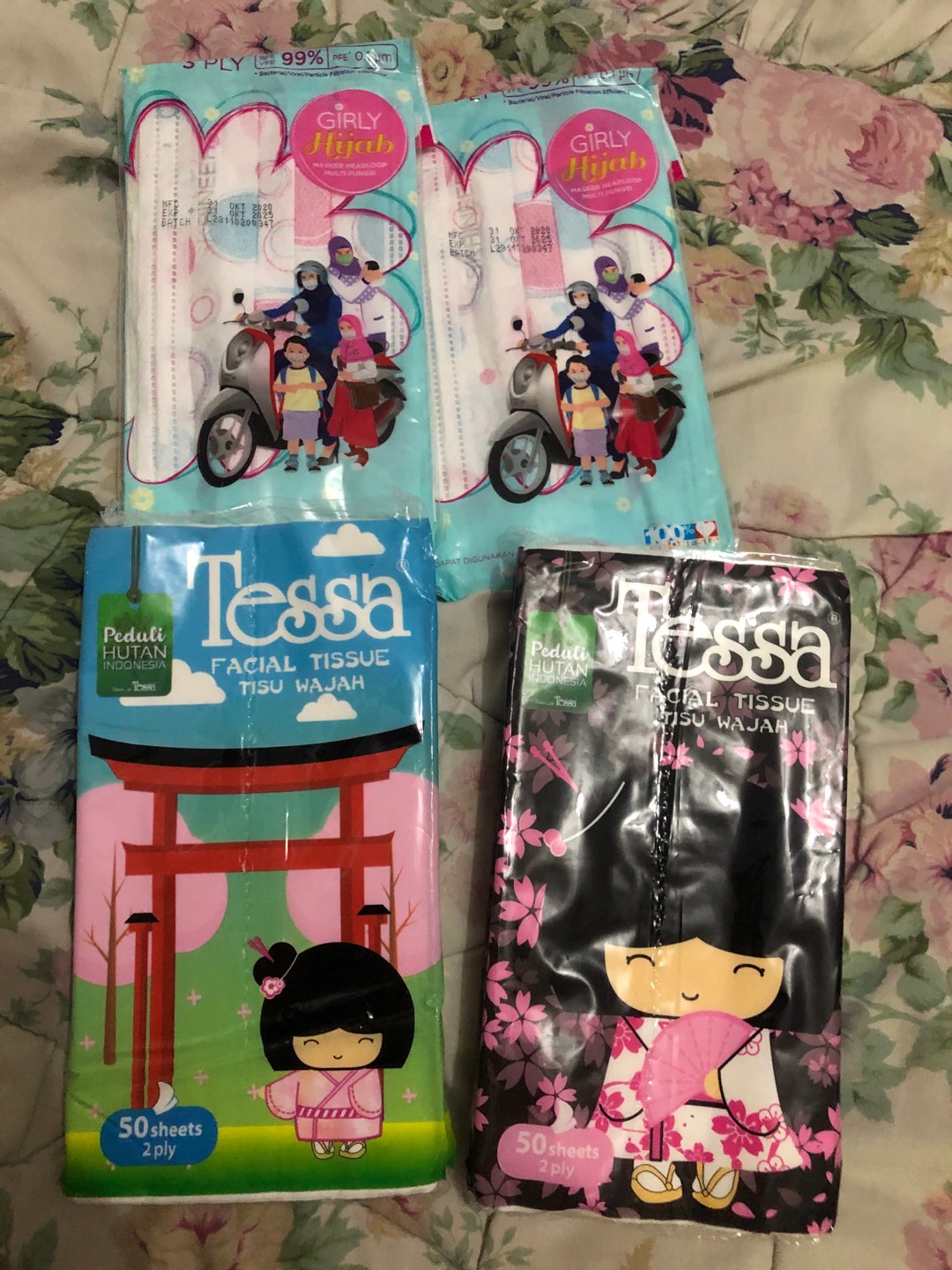 Tissue Tessa Facial Travel Pack 50 Sheet