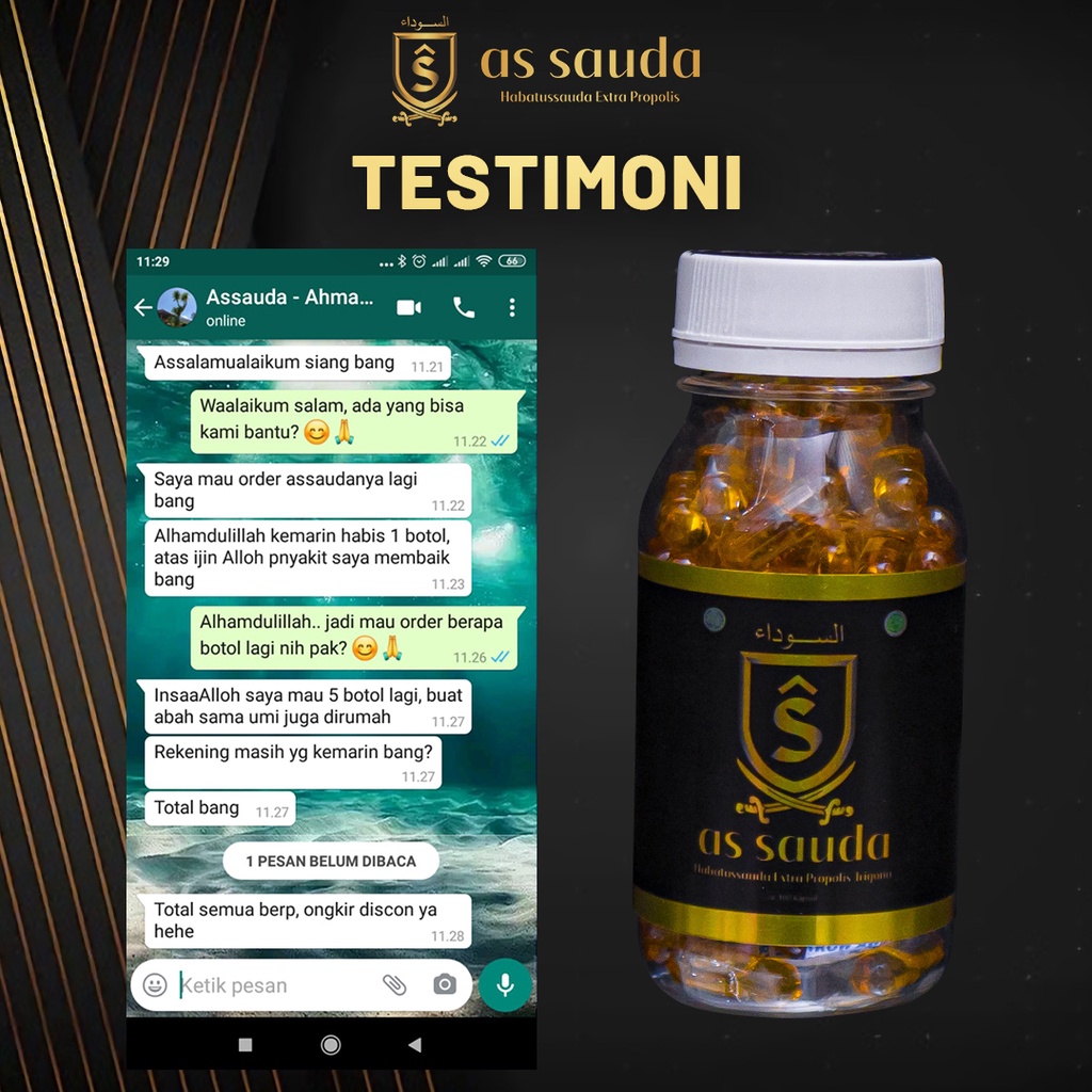 

Minyak Habbatussauda Oil Murni 200 kapsul HERBAL