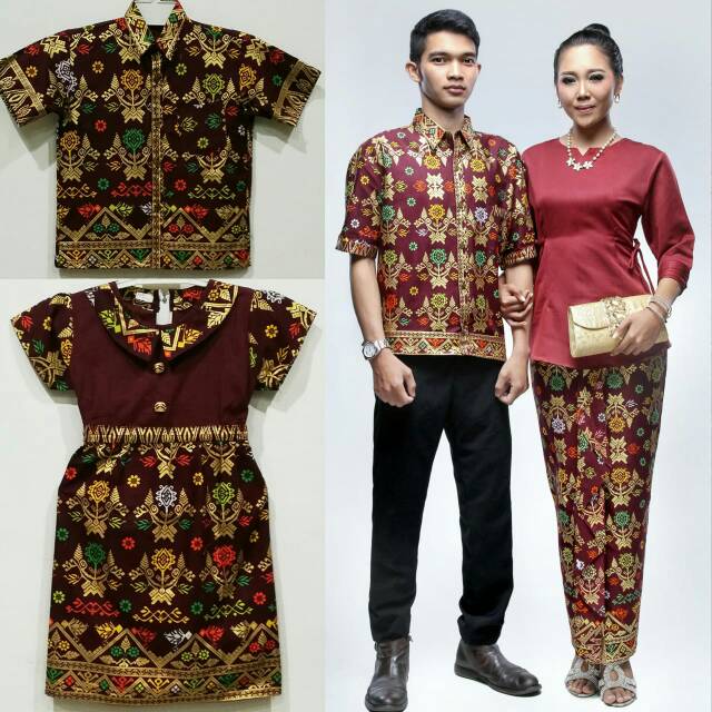 EDISI RAMADHAN !! COUPLE ISNAYA BATIK PRADA SOLO SARIMBIT KELUARGA KEBAYA FAMILY KONDANGAN MUSLIM